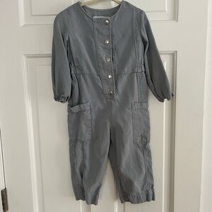 NWOT - Zara Gray Kids Jumpsuit
